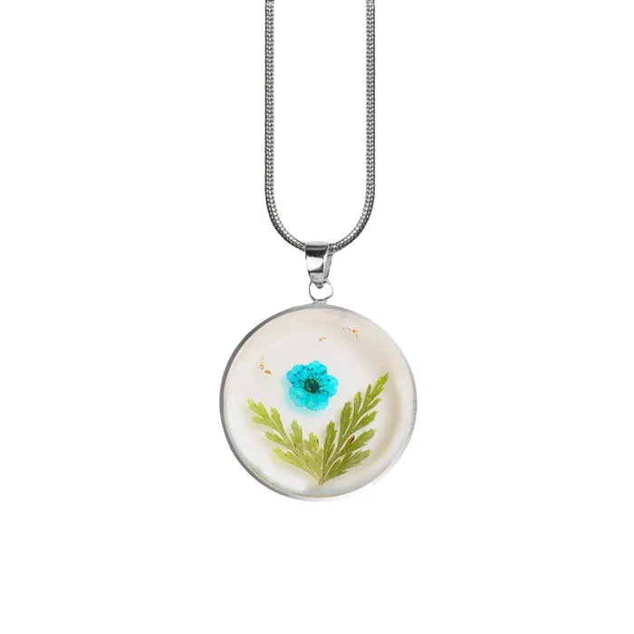 Ashley Jewels Necklaces Birth Month Pressed Flower Keepsake Necklace