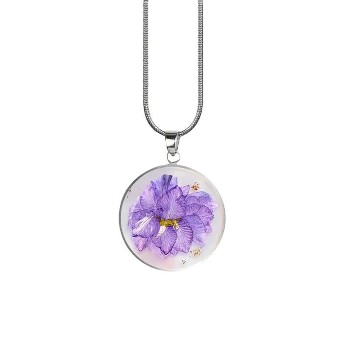 Ashley Jewels Necklaces Birth Month Pressed Flower Keepsake Necklace