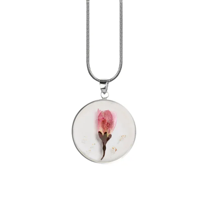 Ashley Jewels Necklaces Birth Month Pressed Flower Keepsake Necklace