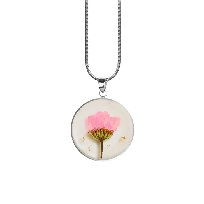 Ashley Jewels Necklaces Birth Month Pressed Flower Keepsake Necklace