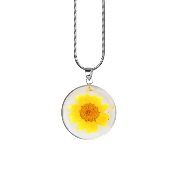 Ashley Jewels Necklaces Birth Month Pressed Flower Keepsake Necklace