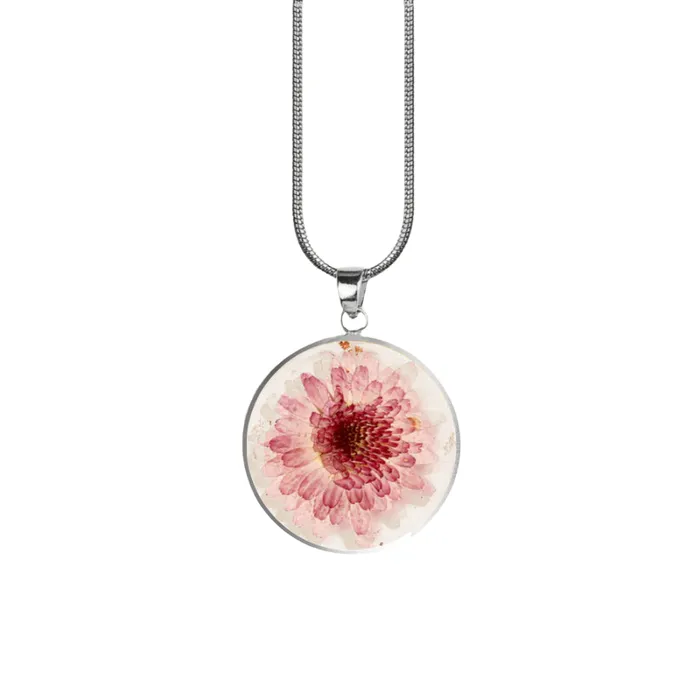 Ashley Jewels Necklaces Birth Month Pressed Flower Keepsake Necklace