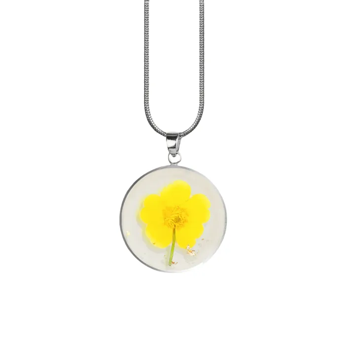 Ashley Jewels Necklaces Birth Month Pressed Flower Keepsake Necklace