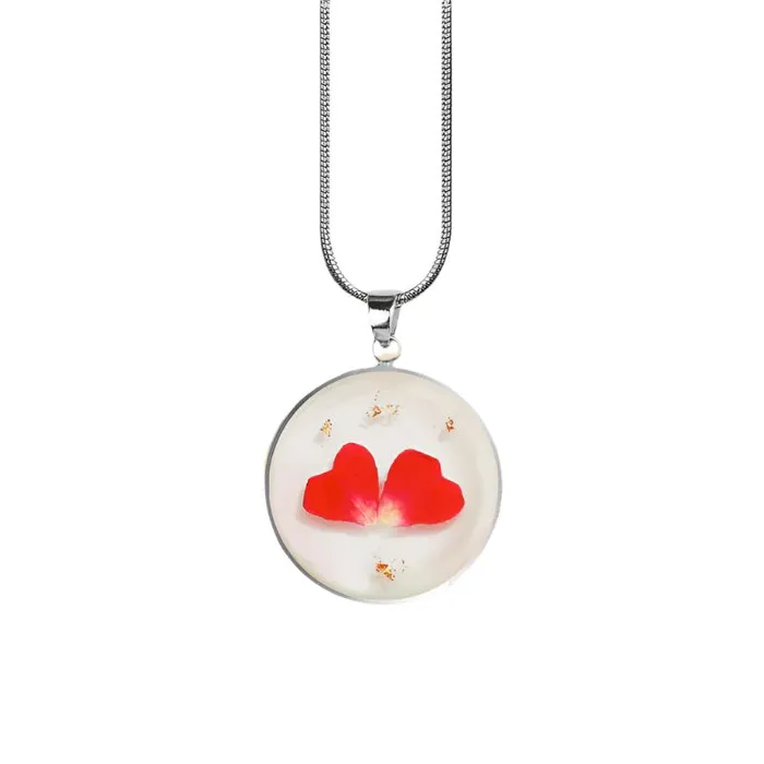 Ashley Jewels Necklaces Birth Month Pressed Flower Keepsake Necklace
