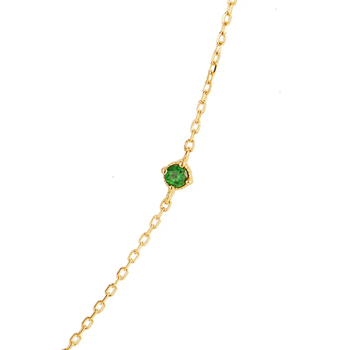 Aurelie Gi CARINA Triple Tsavorite Necklace Necklaces