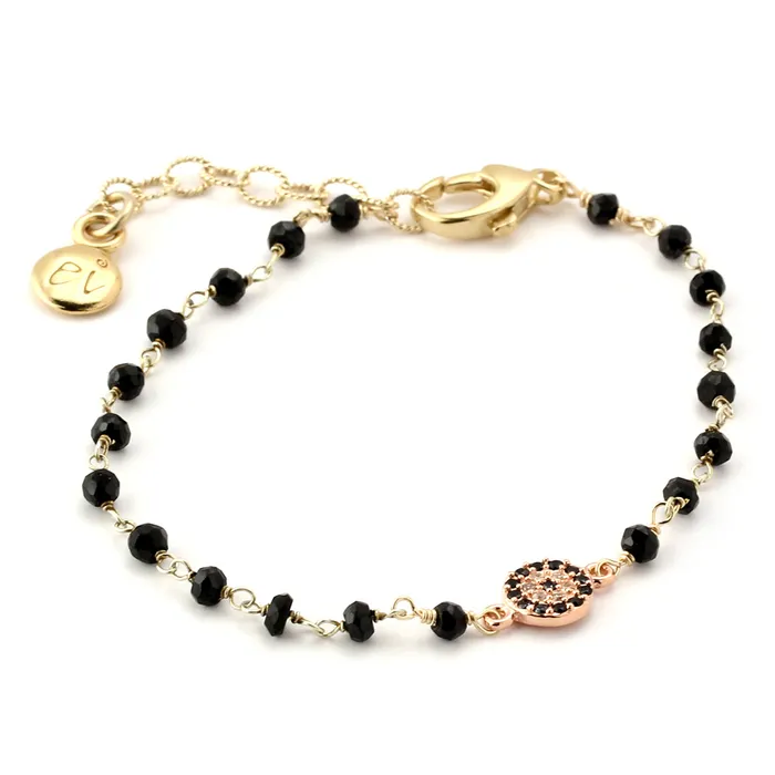 Black Onyx CZ Bracelet347676 Elisa Ilana Bracelets