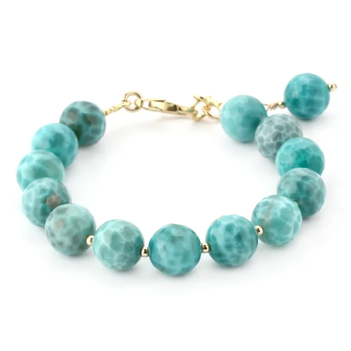 Bracelets Lollies Green Jasper Bracelet346104 Elisa Ilana