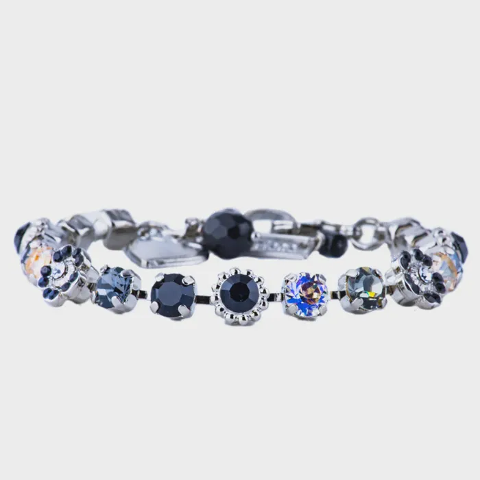 Bracelets Mariana Mariana Black Orchid Flower Cluster Bracelet Bracelets Mariana Mariana Black Orchid Flower Cluster Bracelet