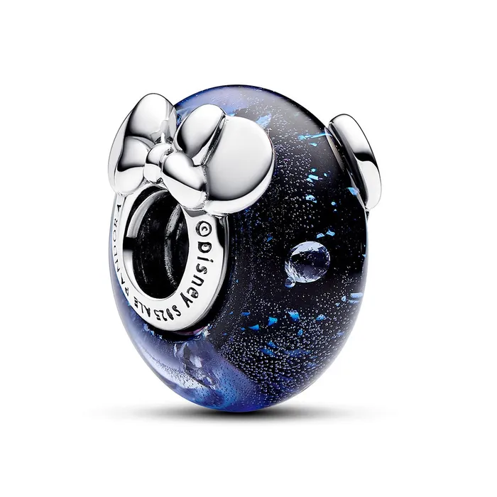 Charm Necklaces Pandora Disney Mickey Mouse Minnie Mouse Blue Murano Glass Charm Final Sale Charm Necklaces Pandora Disney Mickey Mouse Minnie Mouse Blue Murano Glass Charm Final Sale