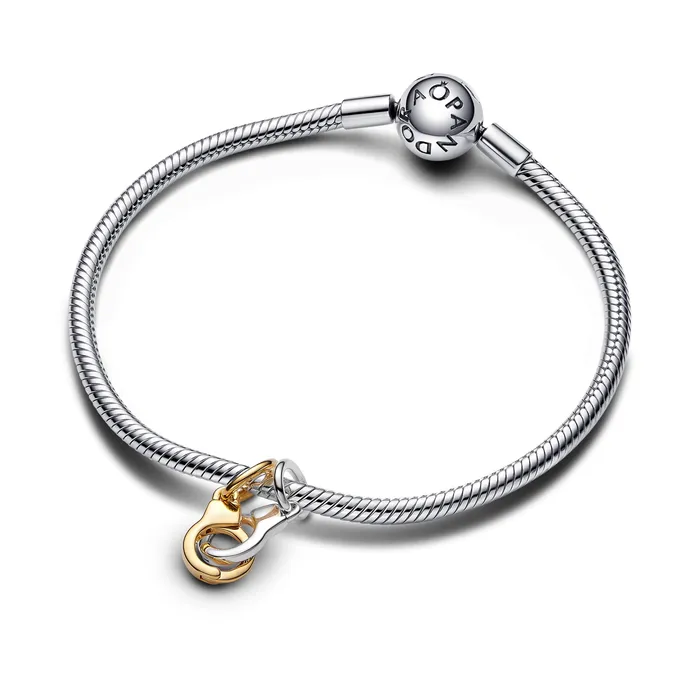 Charm Necklaces Pandora Pandora Openable Splittable Handcuffs Dangle Charm