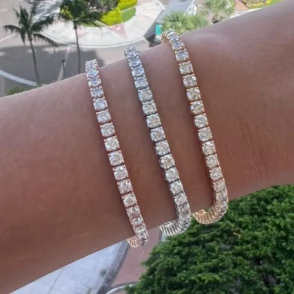 Classic Diamond Tennis Bracelet 6cts Alev Collection Bracelets