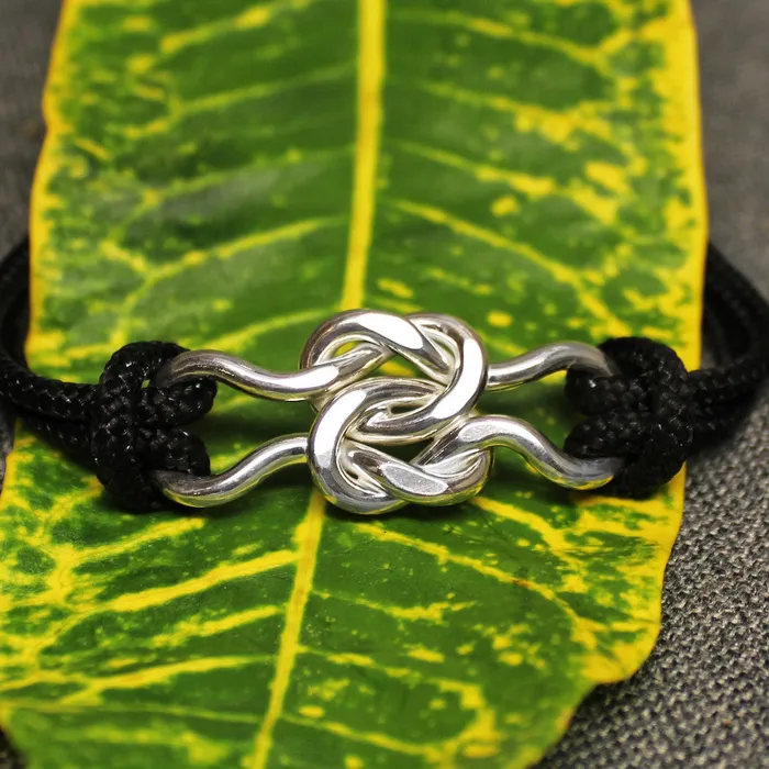 Crucian Gold Bracelets Friendship Knot Cord Bracelet