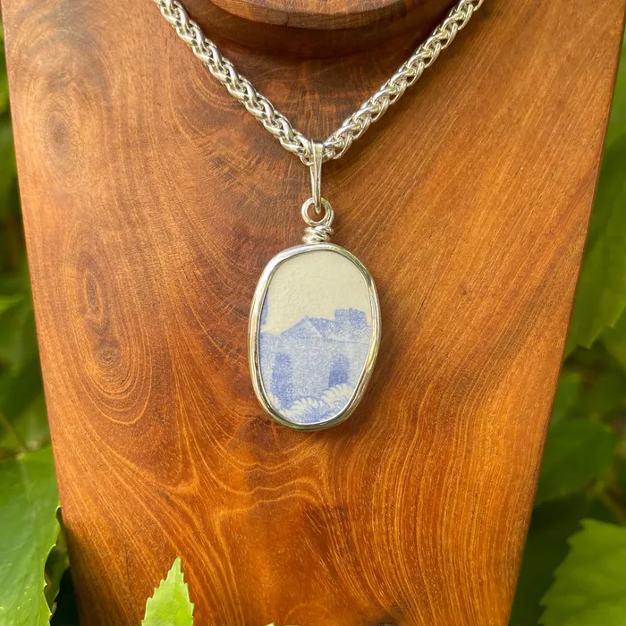 Crucian Gold Necklaces On a Hill Sterling Silver Pendant