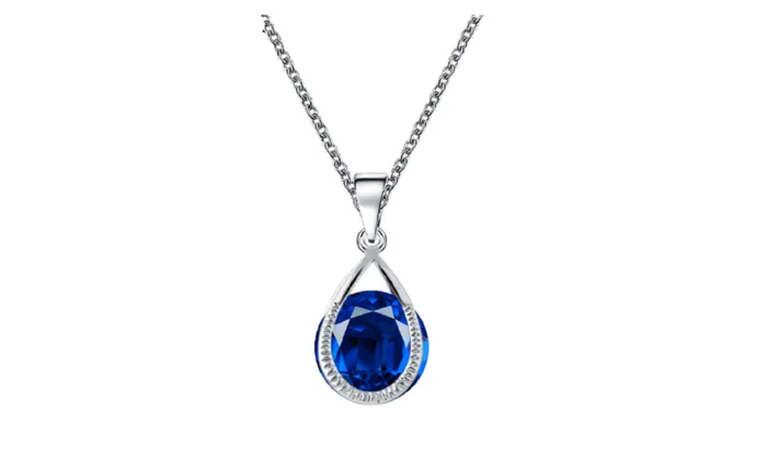 Crystal Flower Love Heart Choker Pendant Necklace For Women sparklingselections Necklaces Crystal Flower Love Heart Choker Pendant Necklace For Women sparklingselections Necklaces