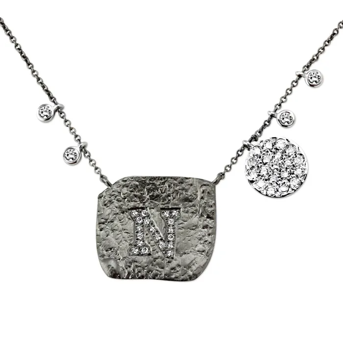 Diamond N Necklace344785 Meira T Necklaces
