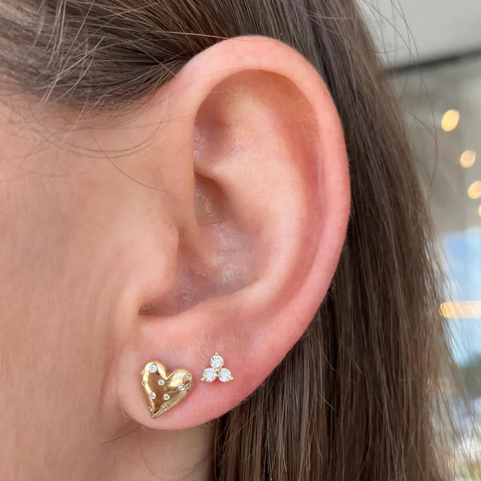Earrings Alev Collection Trio Diamond Stud Earring