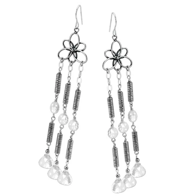 Earrings Elisa Ilana White Topaz Sterling Silver Earrings338559