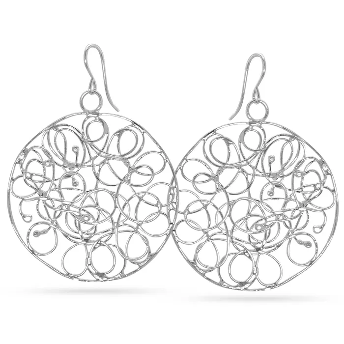 Elisa Ilana Abstract Hoop Earrings Earrings