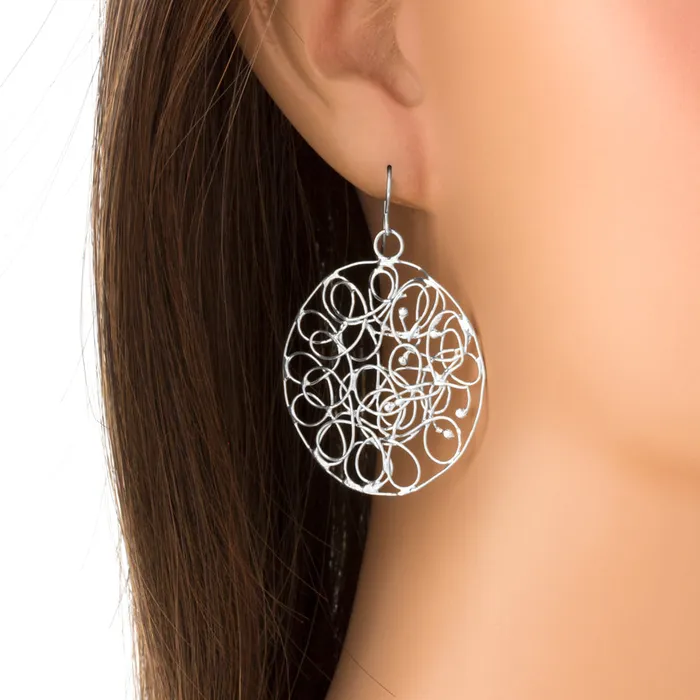 Elisa Ilana Abstract Hoop Earrings Earrings Elisa Ilana Abstract Hoop Earrings Earrings