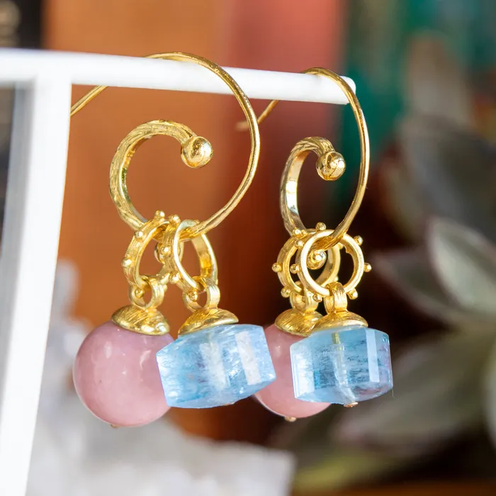 Elisa Ilana Earrings 22KT Interchangeable Earrings