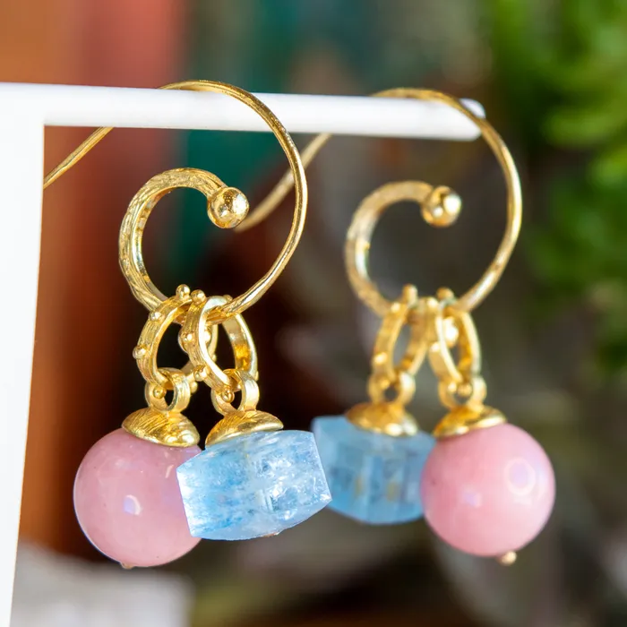 Elisa Ilana Earrings 22KT Interchangeable Earrings