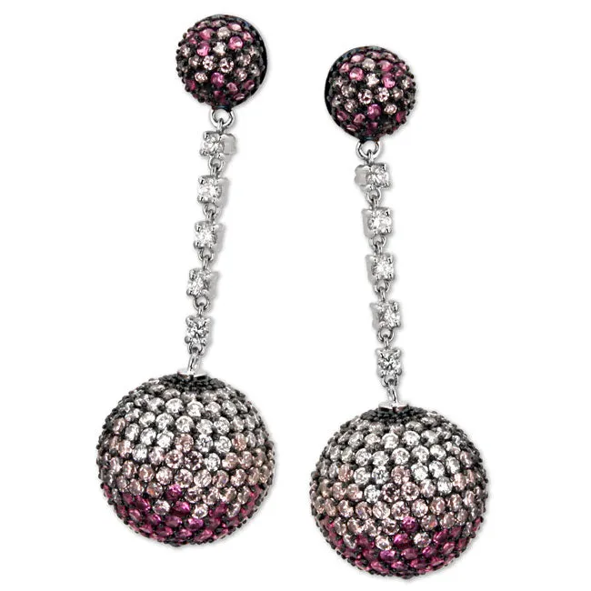 Elisa Ilana Earrings Pink Bling Earrings336960