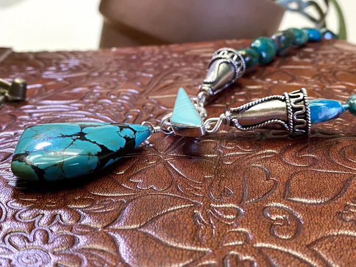 Elisa Ilana Necklaces Chrysocolla Turquoise Necklace
