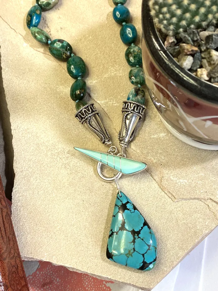 Elisa Ilana Necklaces Chrysocolla Turquoise Necklace