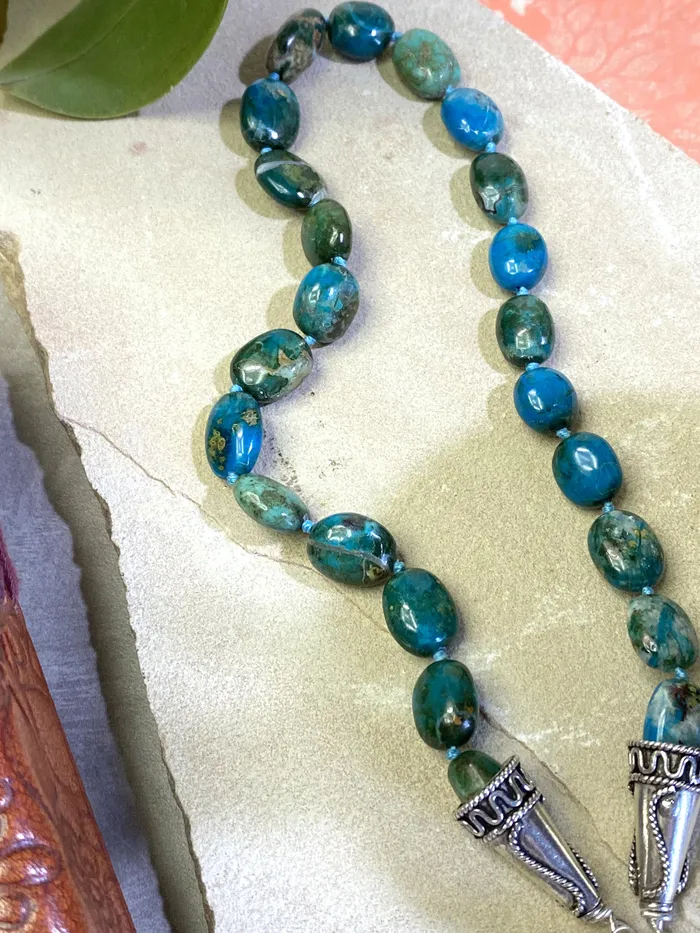 Elisa Ilana Necklaces Chrysocolla Turquoise Necklace