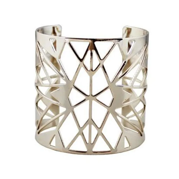 Geometric Hollow Charm Open Bangles For Women sparklingselections Charm Necklaces Geometric Hollow Charm Open Bangles For Women sparklingselections Charm Necklaces