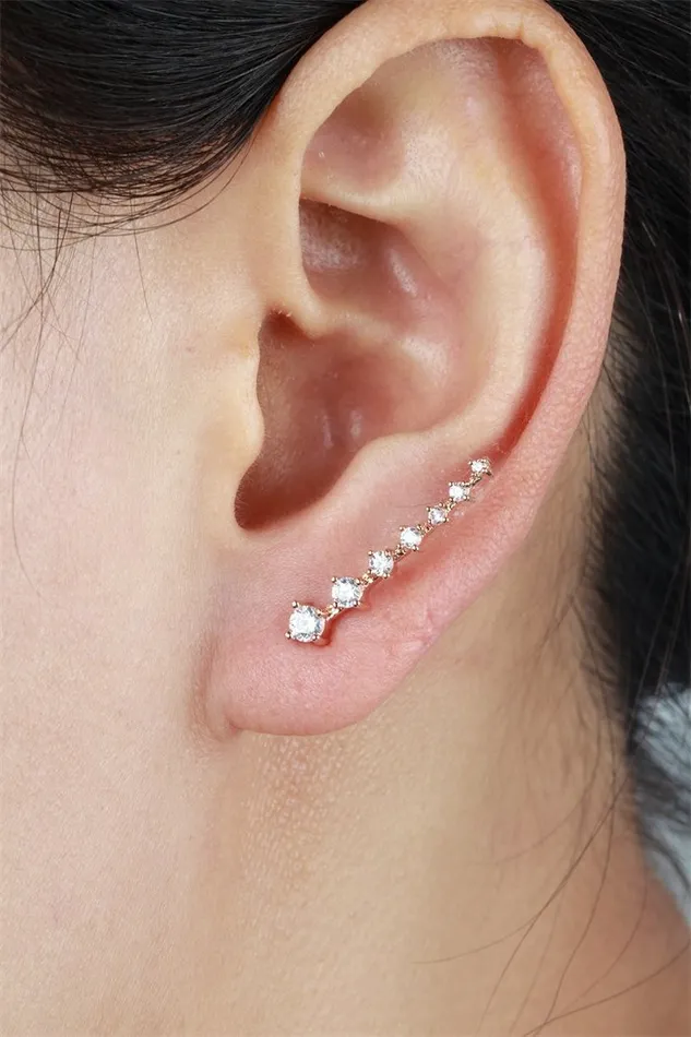 Gold Color Meteor Star Stud Earrings For Women sparklingselections Earrings Gold Color Meteor Star Stud Earrings For Women sparklingselections Earrings