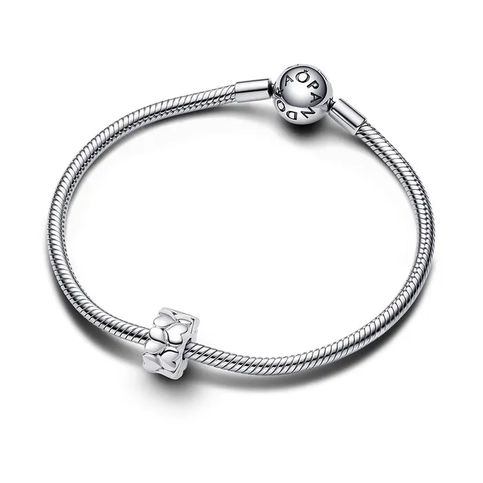 Heart Pattern Clip Charm Pandora Charm Necklaces