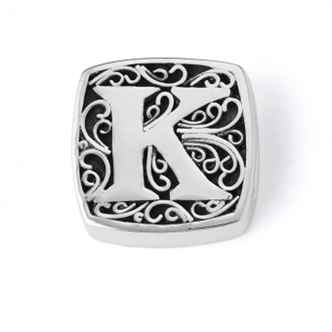 K is for Kissable Slide Charm336403 Lori Bonn Charm Necklaces