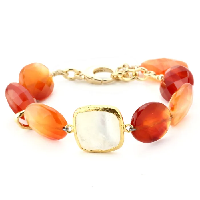 Lollies Carnelian Bracelet344681 Elisa Ilana Bracelets