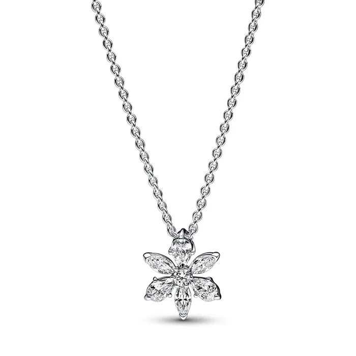 Necklaces Pandora Pandora Sparkling Herbarium Cluster Pendant Necklace