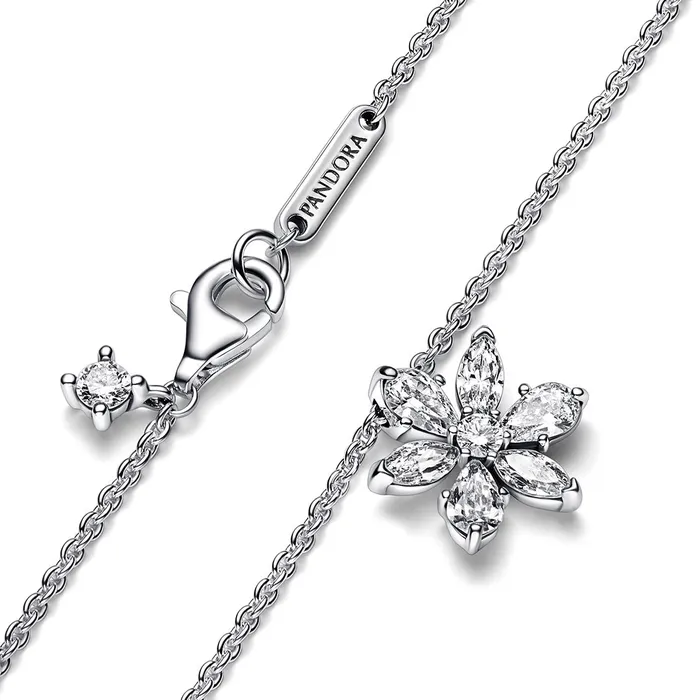 Necklaces Pandora Pandora Sparkling Herbarium Cluster Pendant Necklace