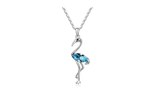 Necklaces Silver Plated Trendy Swan Pendant Necklace sparklingselections