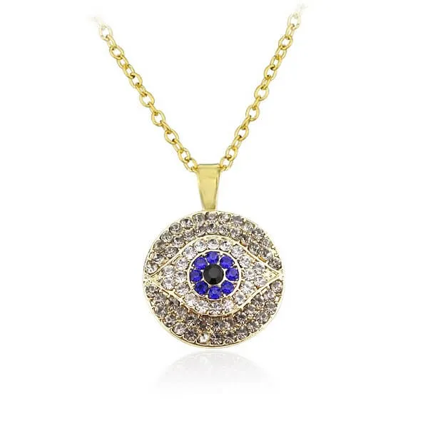 Necklaces sparklingselections Evil Eye Necklace Rhinestone Blue Turkey Pendant Necklace Latest Design Women Jewelry Necklaces sparklingselections Evil Eye Necklace Rhinestone Blue Turkey Pendant Necklace Latest Design Women Jewelry