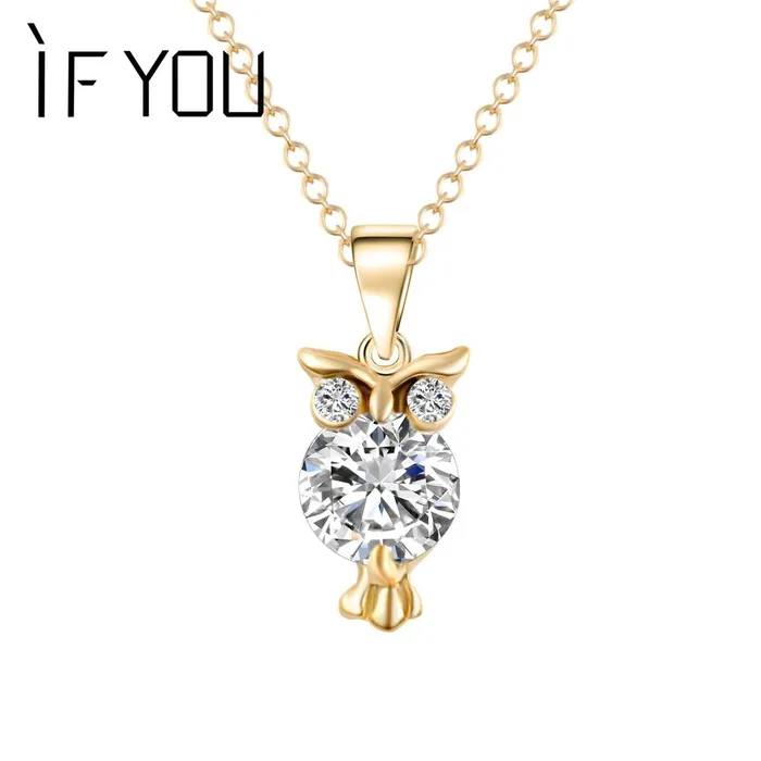 Necklaces sparklingselections Gold Color Owl Necklace Pendant