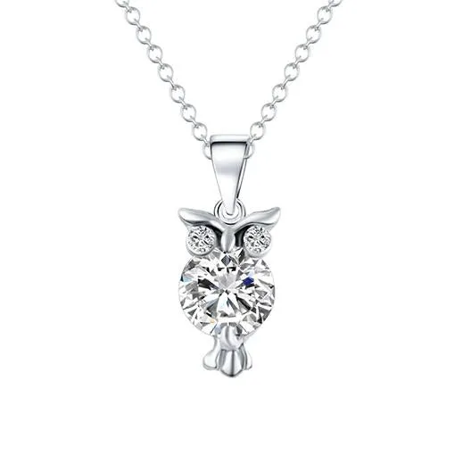 Necklaces sparklingselections Gold Color Owl Necklace Pendant Necklaces sparklingselections Gold Color Owl Necklace Pendant