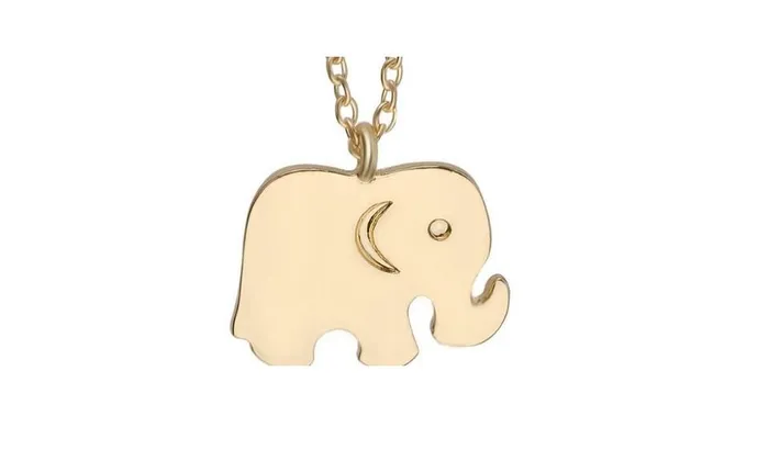 Necklaces sparklingselections Gold Lucky Elephant Pendant Necklace