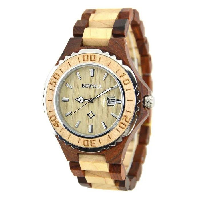 New Luxury Fashion Wooden Design Wrist Watch sparklingselections Watches