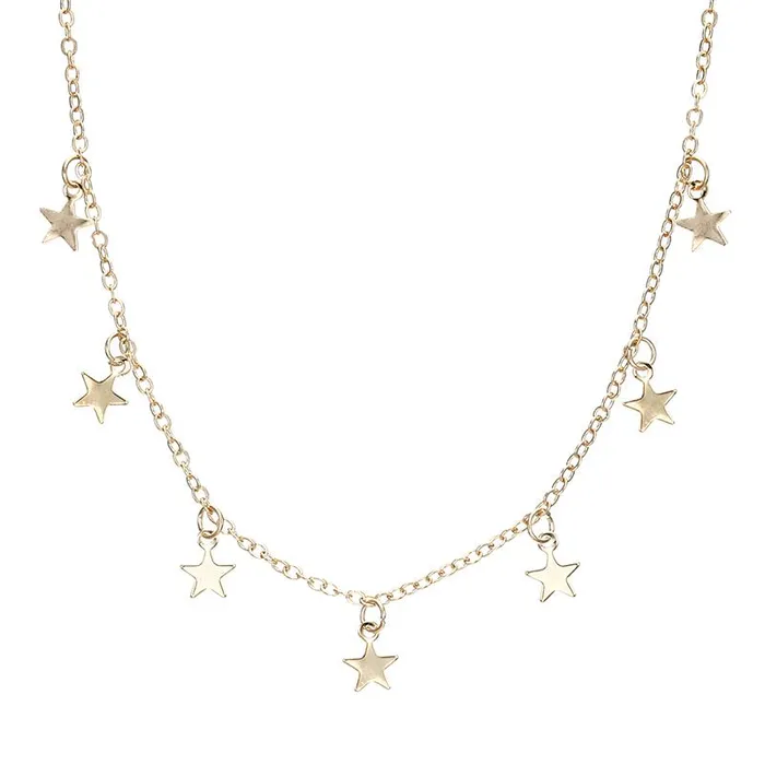New stylish Multi Layer Star Moon Pendant Necklace sparklingselections Necklaces New stylish Multi Layer Star Moon Pendant Necklace sparklingselections Necklaces
