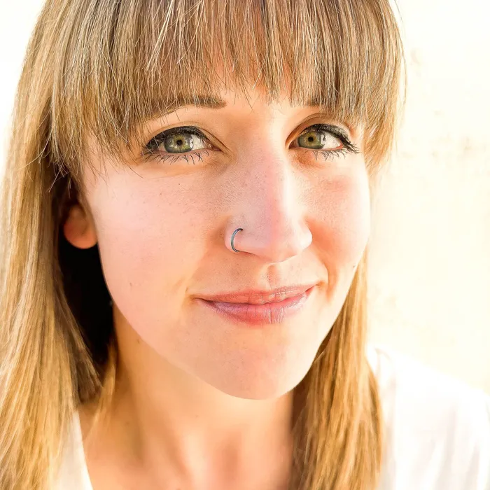 Niobium Nose Hoop Hoops By Hand Earrings Niobium Nose Hoop Hoops By Hand Earrings