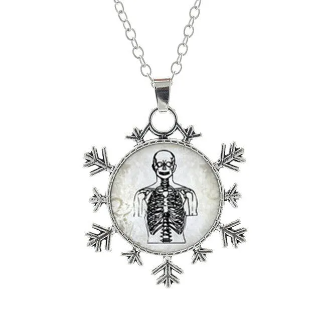 Nurse Doctor Heart beat charm jewelry Snowflake Pendant Necklace sparklingselections Necklaces Nurse Doctor Heart beat charm jewelry Snowflake Pendant Necklace sparklingselections Necklaces