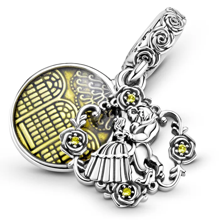 Pandora Charm Necklaces Pandora Disney Beauty and the Beast Dancing Dangle Charm Pandora Charm Necklaces Pandora Disney Beauty and the Beast Dancing Dangle Charm