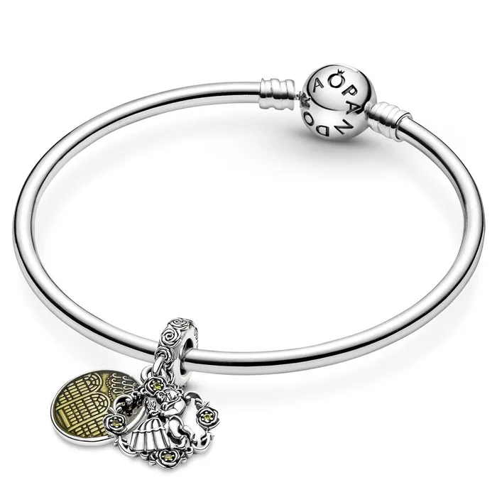 Pandora Charm Necklaces Pandora Disney Beauty and the Beast Dancing Dangle Charm Pandora Charm Necklaces Pandora Disney Beauty and the Beast Dancing Dangle Charm