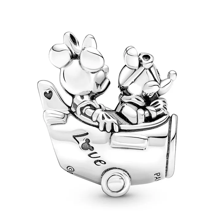 Pandora Charm Necklaces Pandora Disney Mickey Mouse Minnie Mouse Airplane Charm Pandora Charm Necklaces Pandora Disney Mickey Mouse Minnie Mouse Airplane Charm