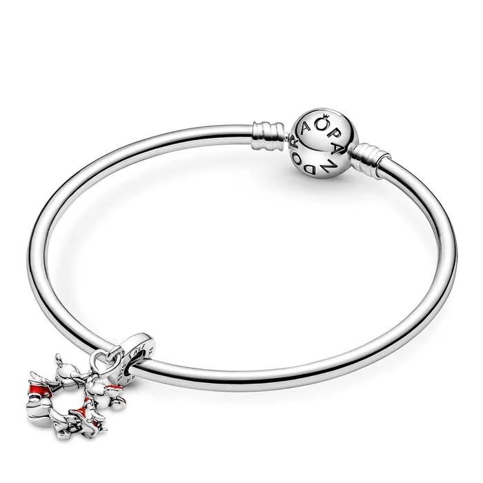 Pandora Disney Mickey Mouse Minnie Mouse Kissing Dangle Charm Pandora Charm Necklaces Pandora Disney Mickey Mouse Minnie Mouse Kissing Dangle Charm Pandora Charm Necklaces