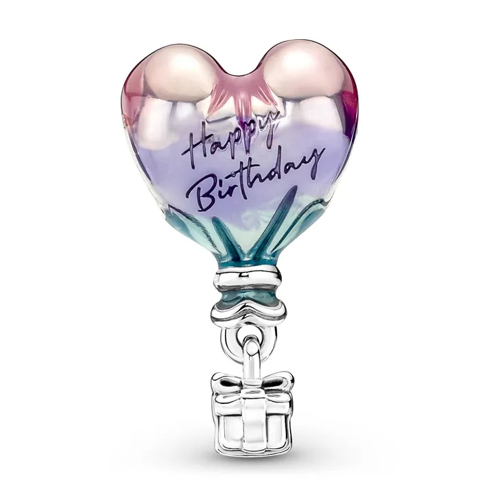 Pandora Happy Birthday Hot Air Balloon Charm Pandora Charm Necklaces